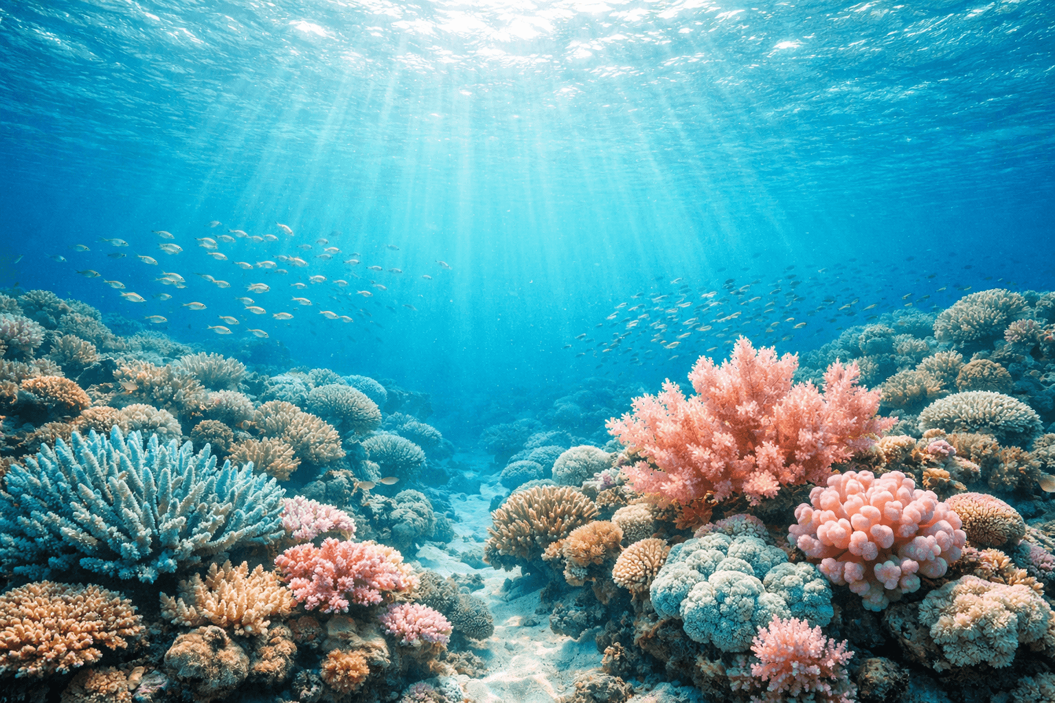 صورة خلفية مجردة لصفحة الأسئلة الشائعة في Coral